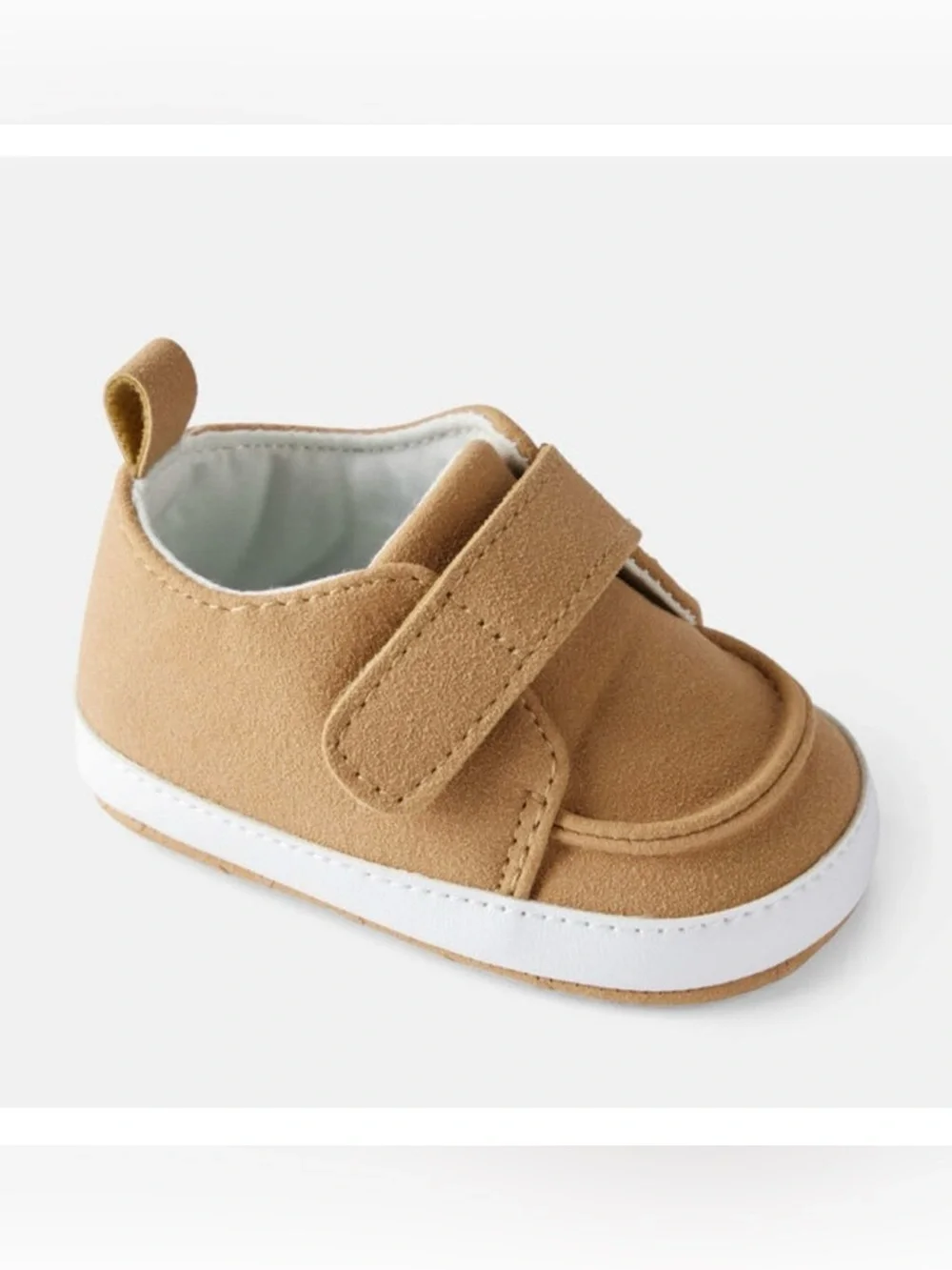 Baby B’Gosh OshKosh Pull-On Casual Shoes Brown Tan Suede Size 3 (6-9M) - NWT!